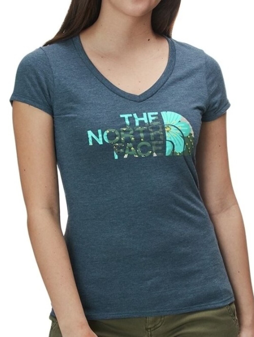 THE NORTH FACE Half Dome V-neck Tri-blend T-shirt